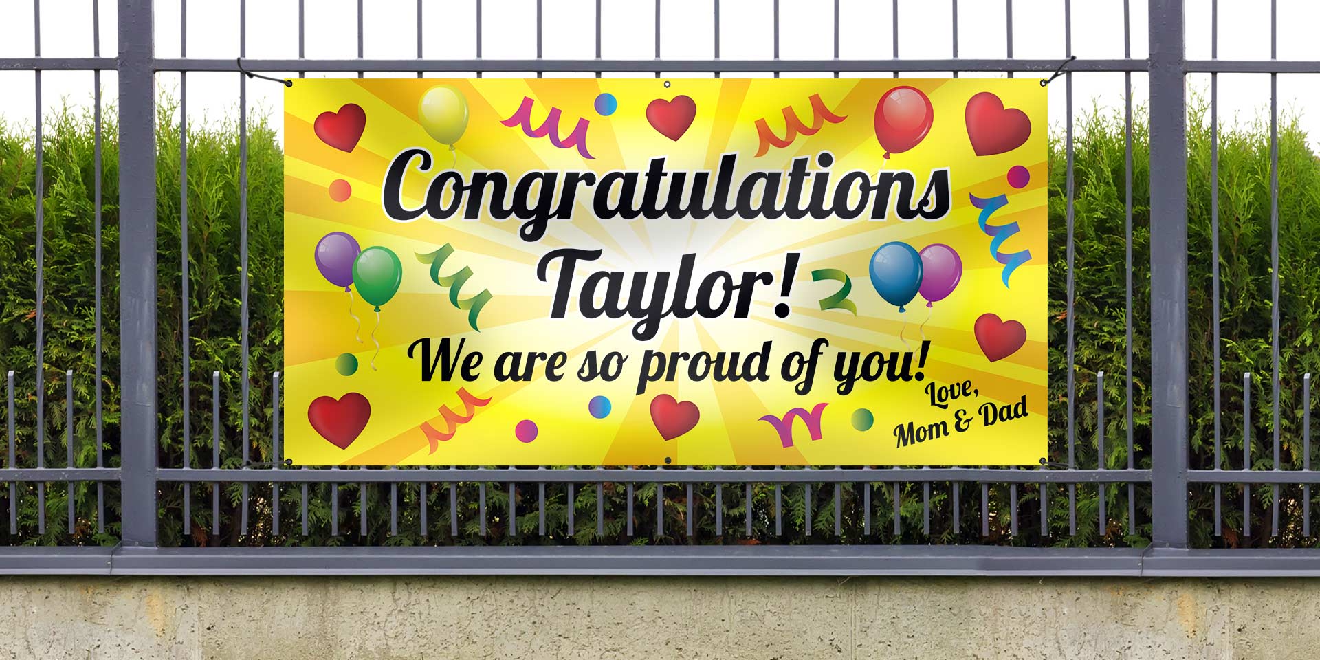 Customize Your Own Personalized Banners Online